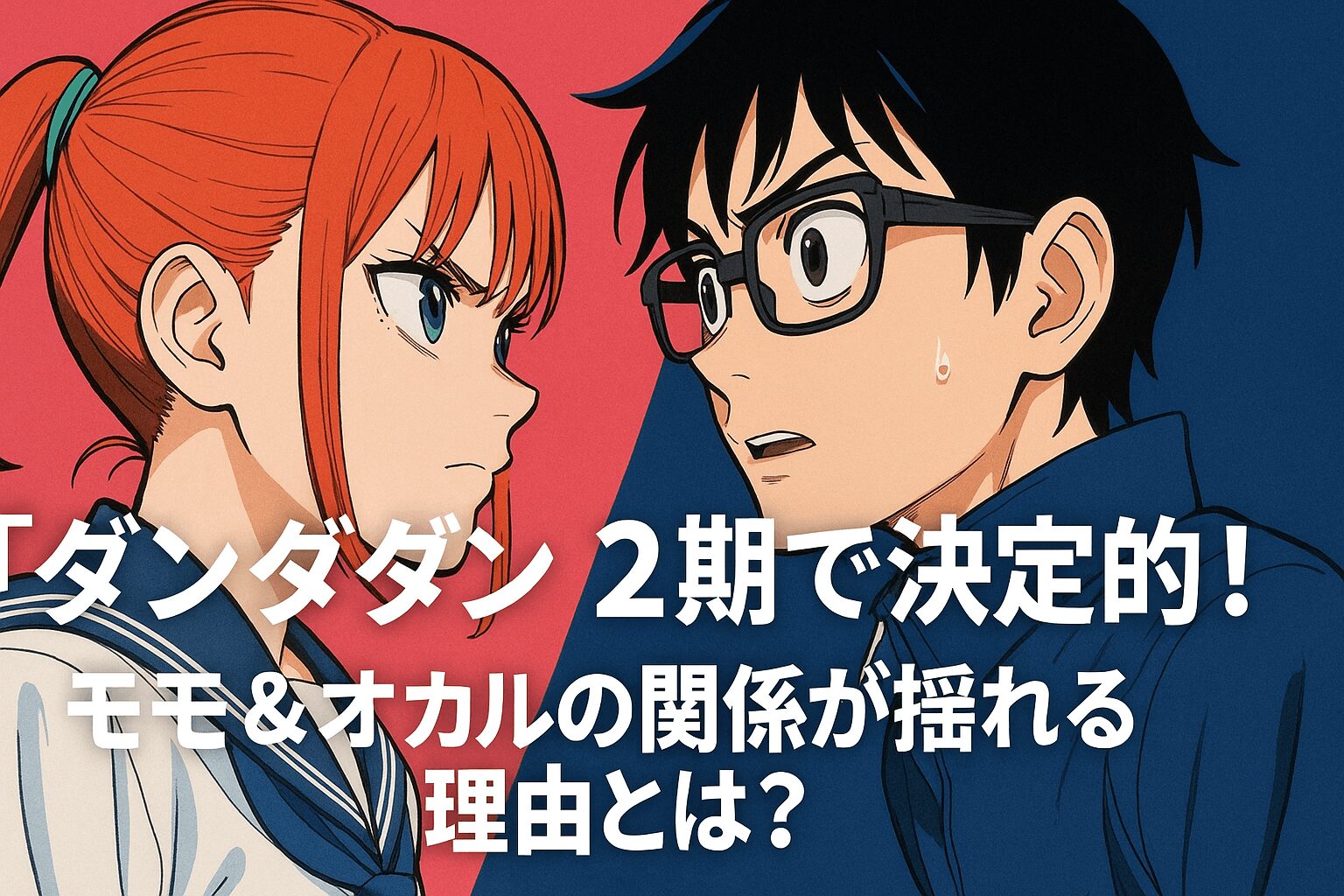 『ダンダダン』2期モモ＆オカルンの関係
