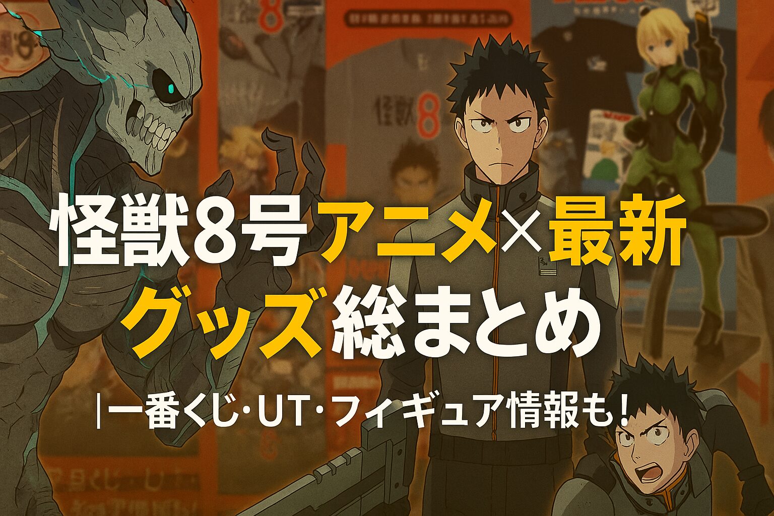 怪獣8号アニメ×最新グッズ