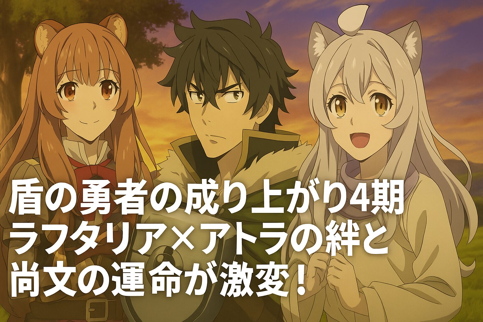 ラフタリア×アトラの絆と尚文の運命