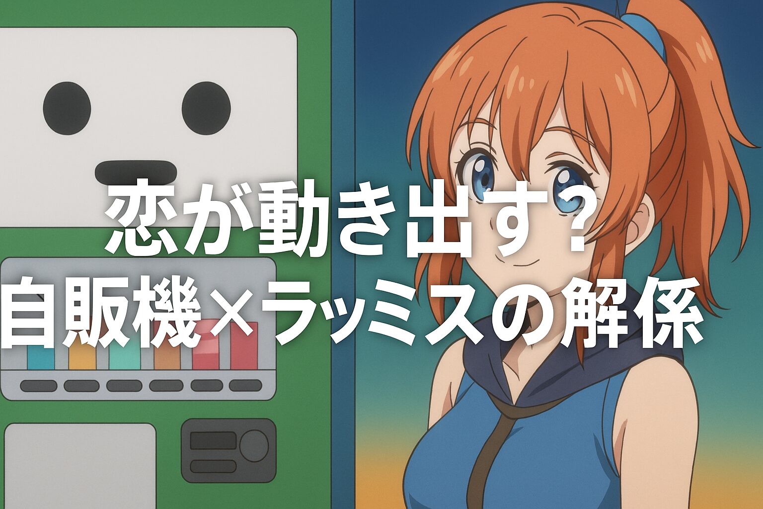 恋が動き出す？自販機×ラッミスの関係
