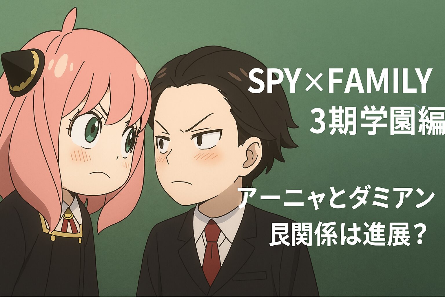 アーニャとダミアンの関係は進展？