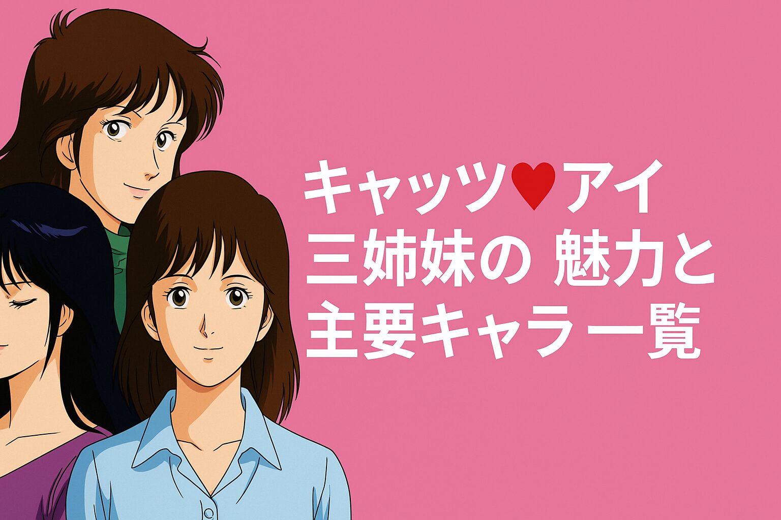 キャッツ♥アイ三姉妹の魅力と主要キャラ一覧