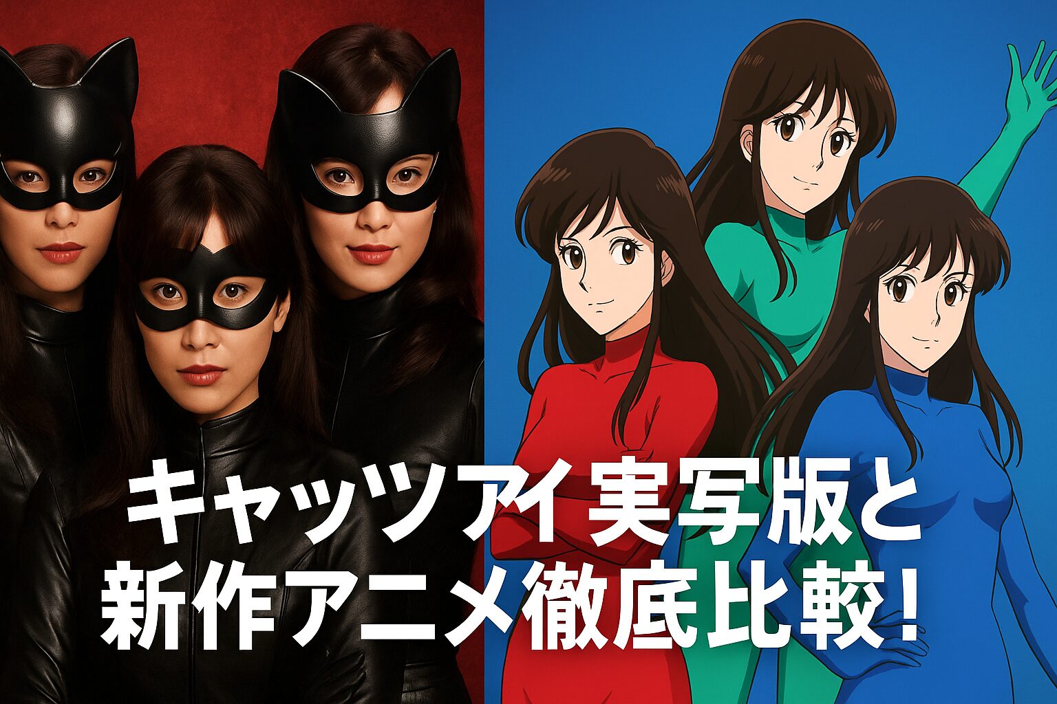実写版とアニメ比較！2025新作との違いを解説