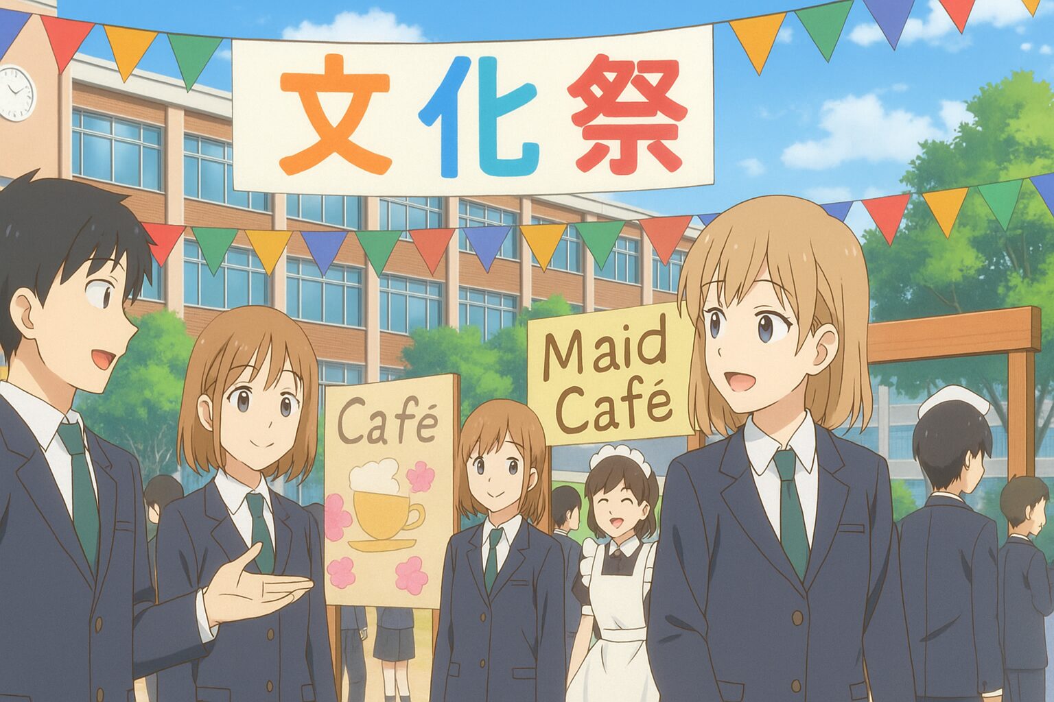 文化祭のイラスト