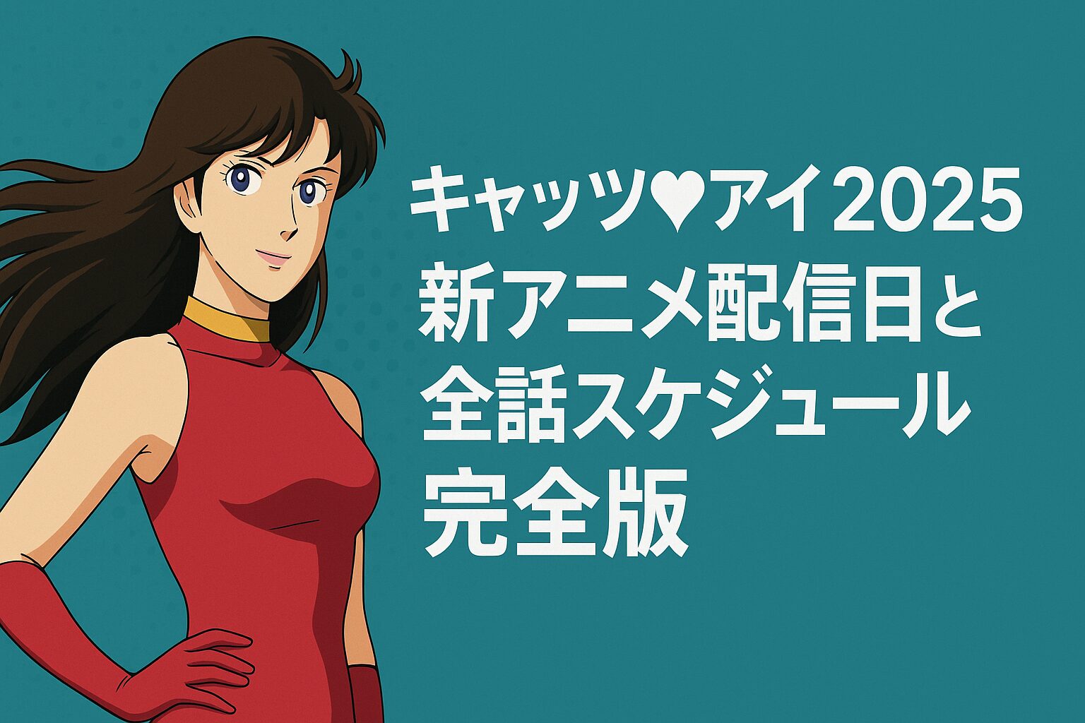 新アニメ配信日と全話スケジュール完全版