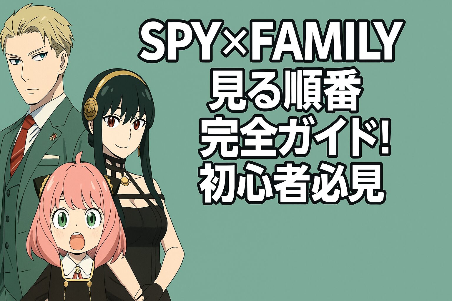 見る順番完全ガイド！