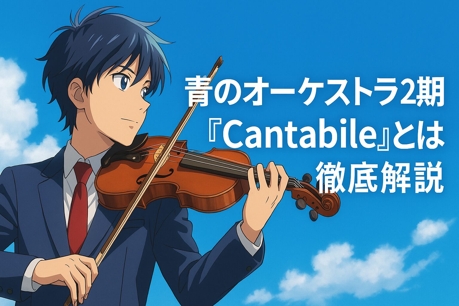 青のオーケストラ2期OP『Cantabile』とは？