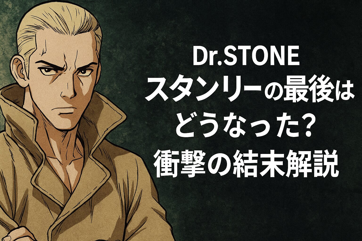 Dr.STONE｜スタンリーの最後はどうなった？衝撃の結末解説 | Naosouta 