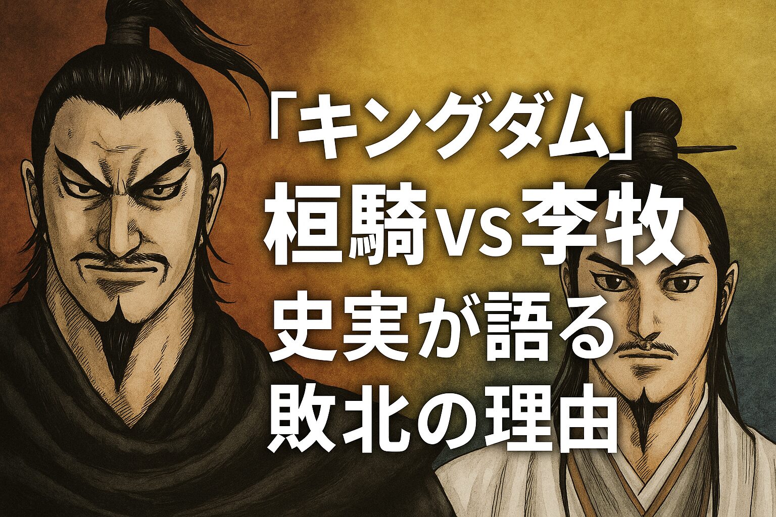 桓騎vs李牧｜史実が語る敗北の理由